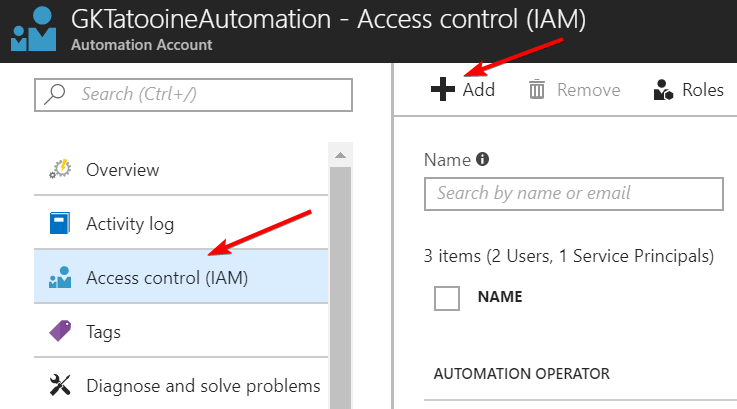 AzureAutomationAccessControl