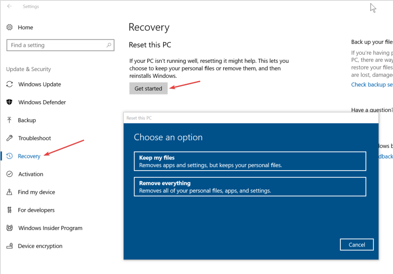 Resetting Button Windows How to “Push-button reset” Windows 10 – Modern IT – Cloud – Workplace