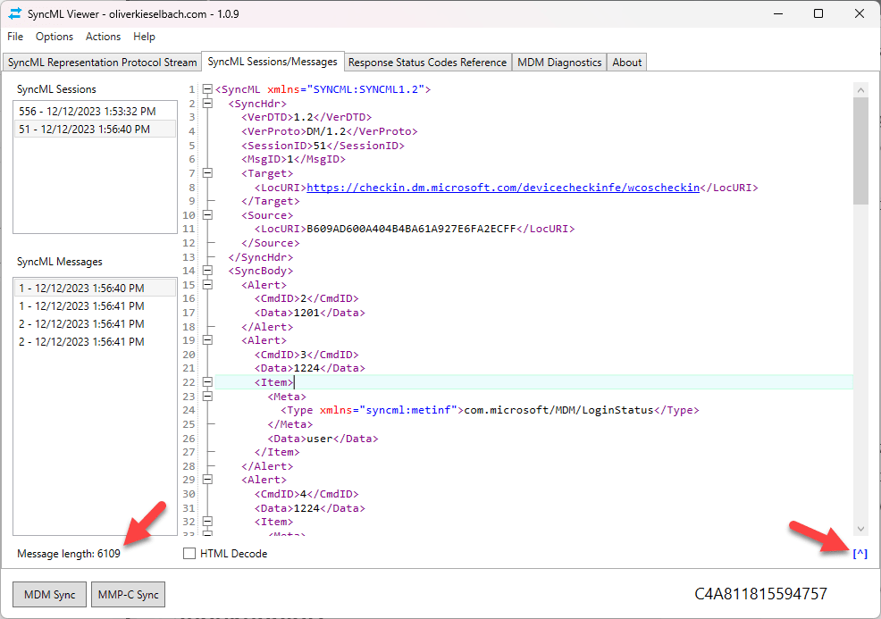 New SyncML Viewer version – Modern IT – Cloud – Workplace